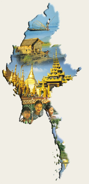 carte Birmanie